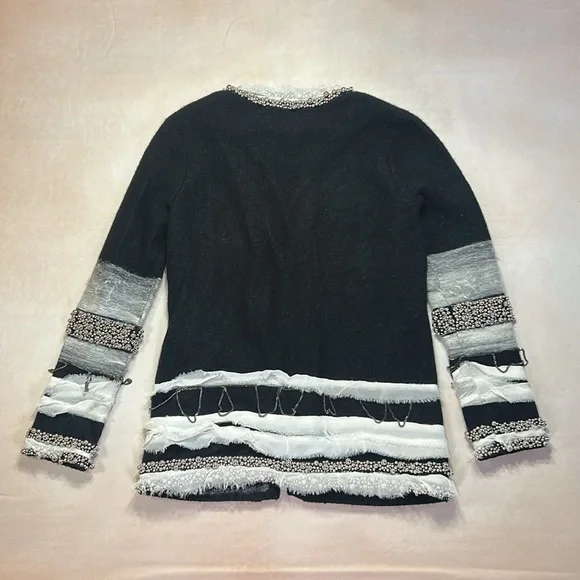 diane von furstenberg black cardigan